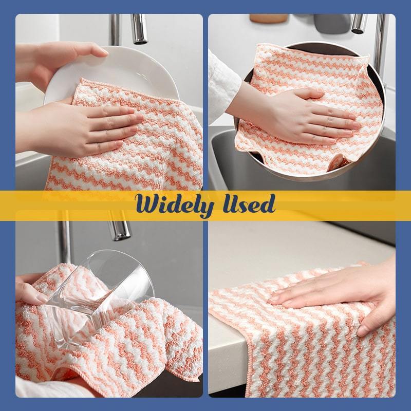 ✨ Chiffon de Nettoyage en Microfibre – Super Absorbant, Sans Rayures, Réutilisable 🧼