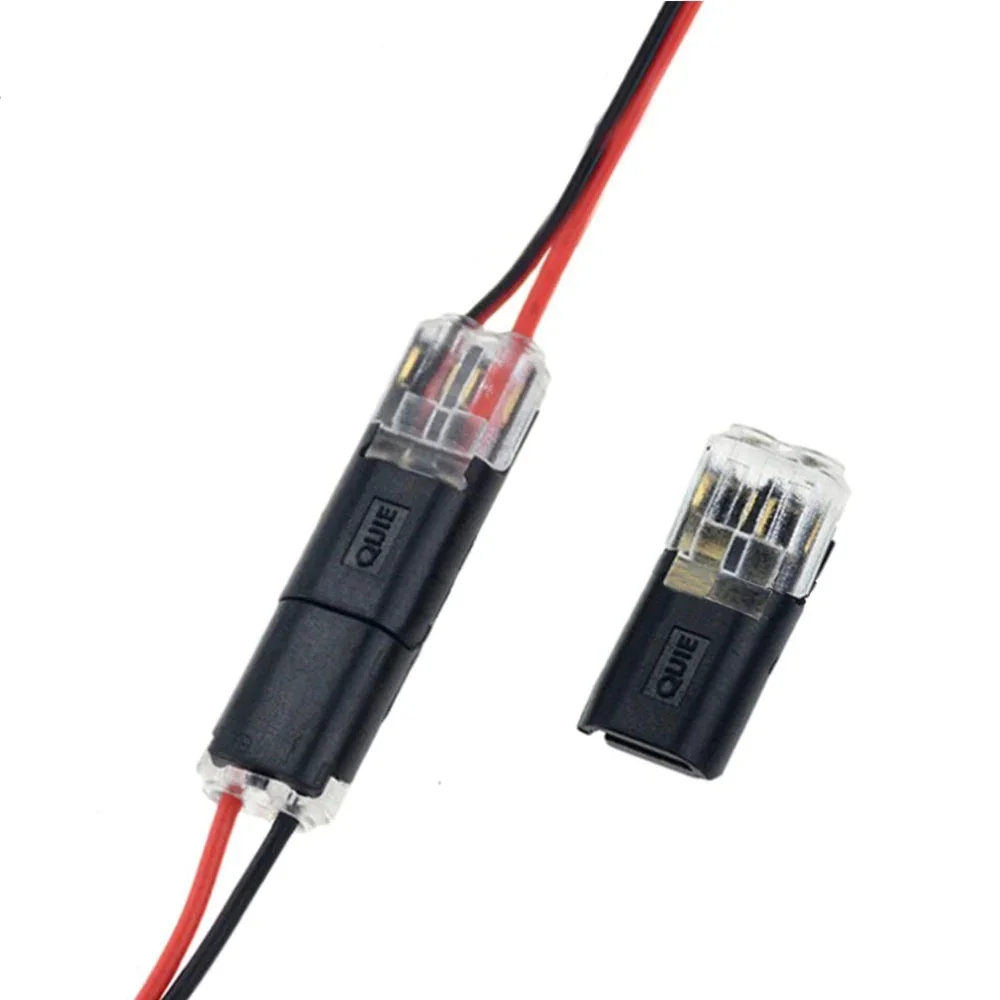 🏆Connecteur enfichable à double fil avec boucle de verrouillage