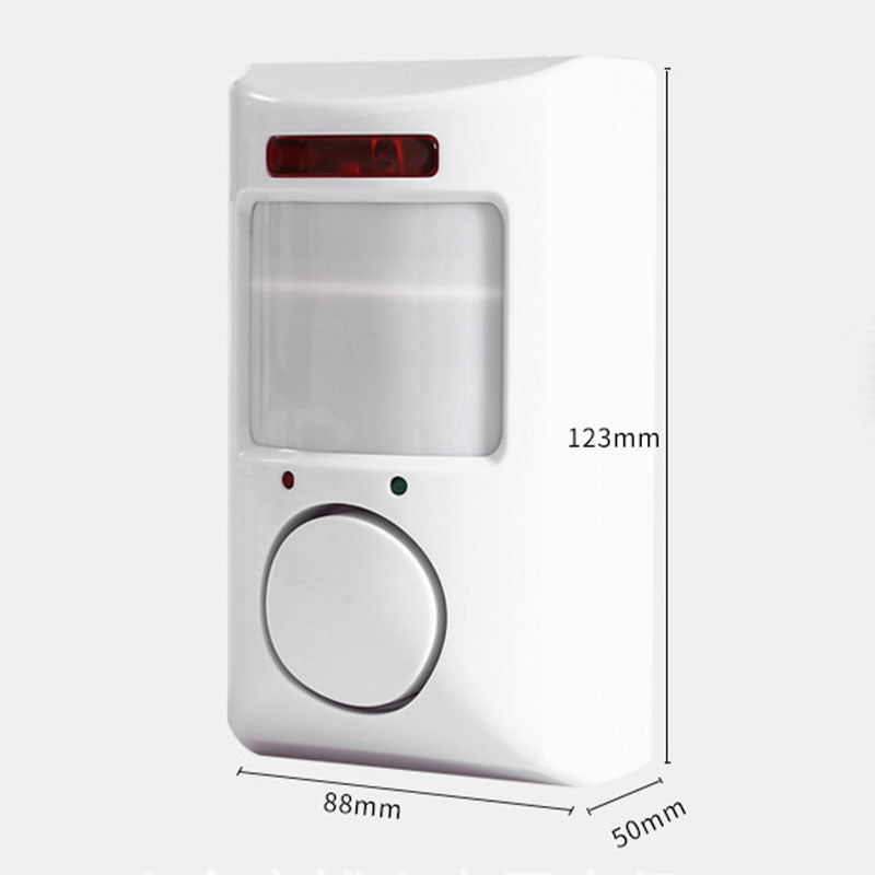 Détecteur de mouvement Alarme infrarouge avec 2 télécommandes