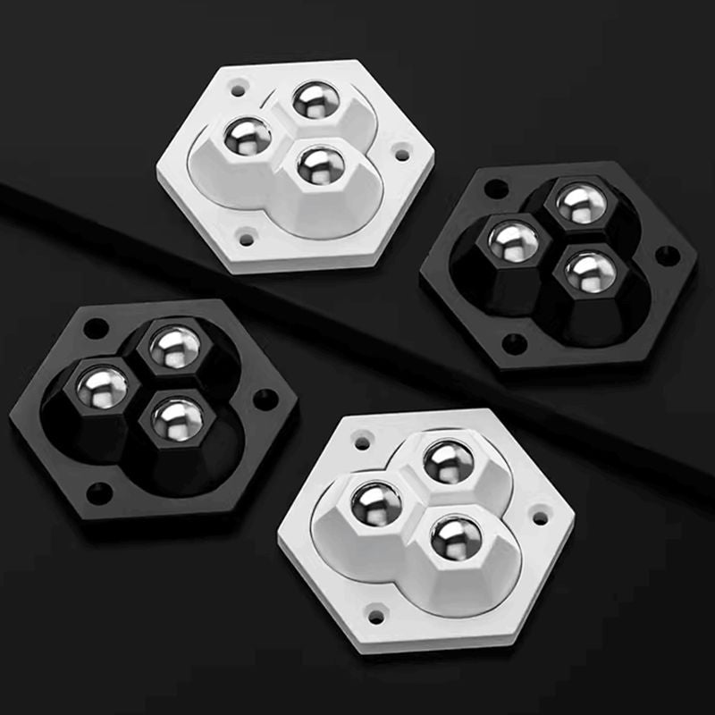 🔥New Hot Selling❤️🔥 360° Rotating Three-ball Casters 4pcs/pack