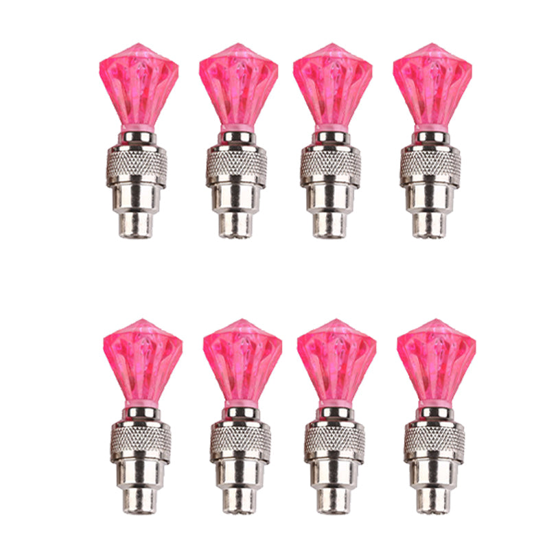 Lot de 8 lampes lumineuses étanches pour pneus de moto