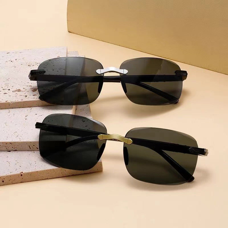 📢📢2 dernières heures : Grande vente⏰⏰🕶️ Lunettes de Soleil HD Sans Cadre Ultra-Légères - Protection UV400 et Vision sans Distortion 🌞📦