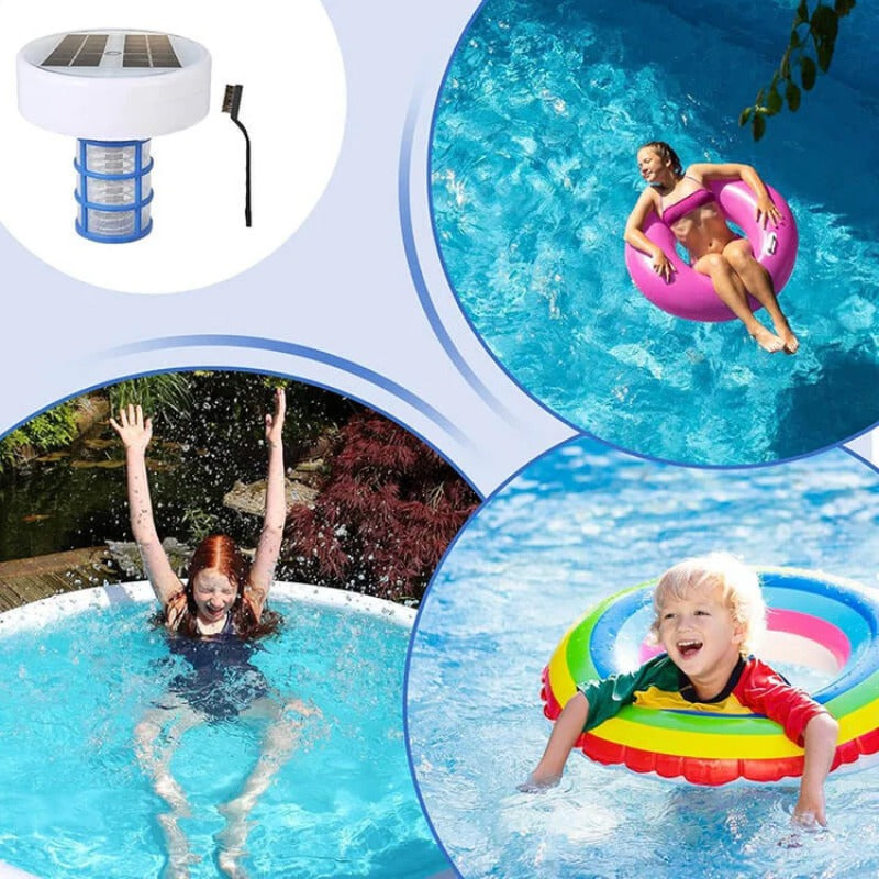 🏆Durée limitée 50% de réduction🌞💧Solar Pool Ionizer For Crystal Clear Water✨
