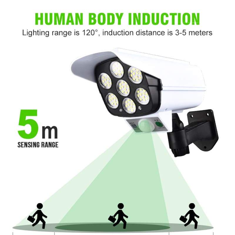 🏆Durée limitée 64% de réduction🚨Lampe solaire à détecteur de mouvement de type caméra✨