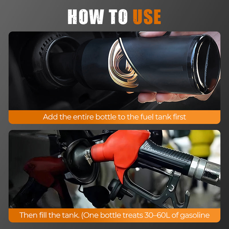 ⛽✨Nettoyant Système Carburant & Catalyseur🔧Élimine les Dépôts et Réduit la Consommation, Compatible Essence/Diesel📦
