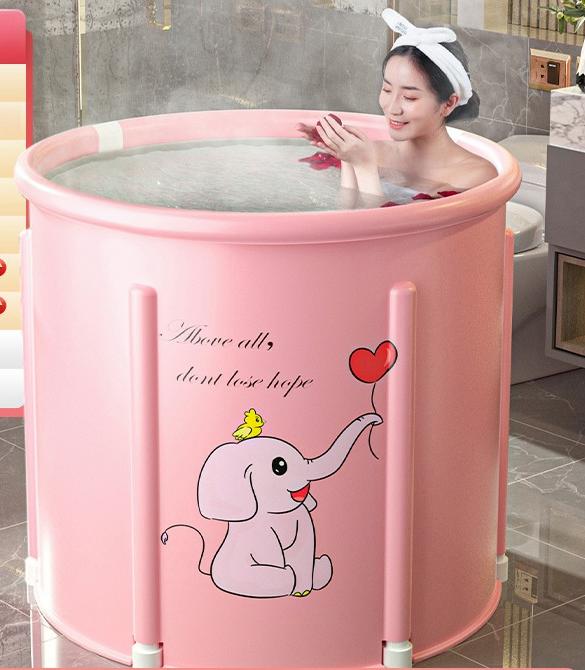 Cadeau Réconfortant - Baignoire Chauffante Pliable pour la Maison