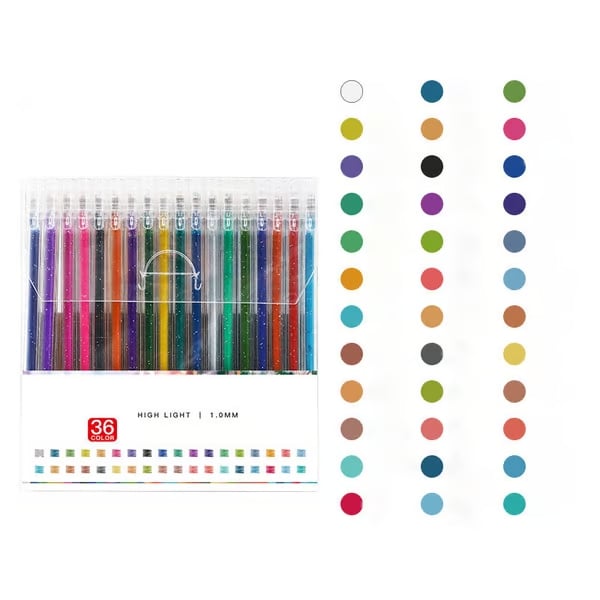 📢📢49 % de réduction !!!✨Set de Stylos Gel Pailletés Biodégradables 🎨 Écriture Douce, Couleurs Éclatantes & Idéal pour DIY, Coloriage & Créativité !