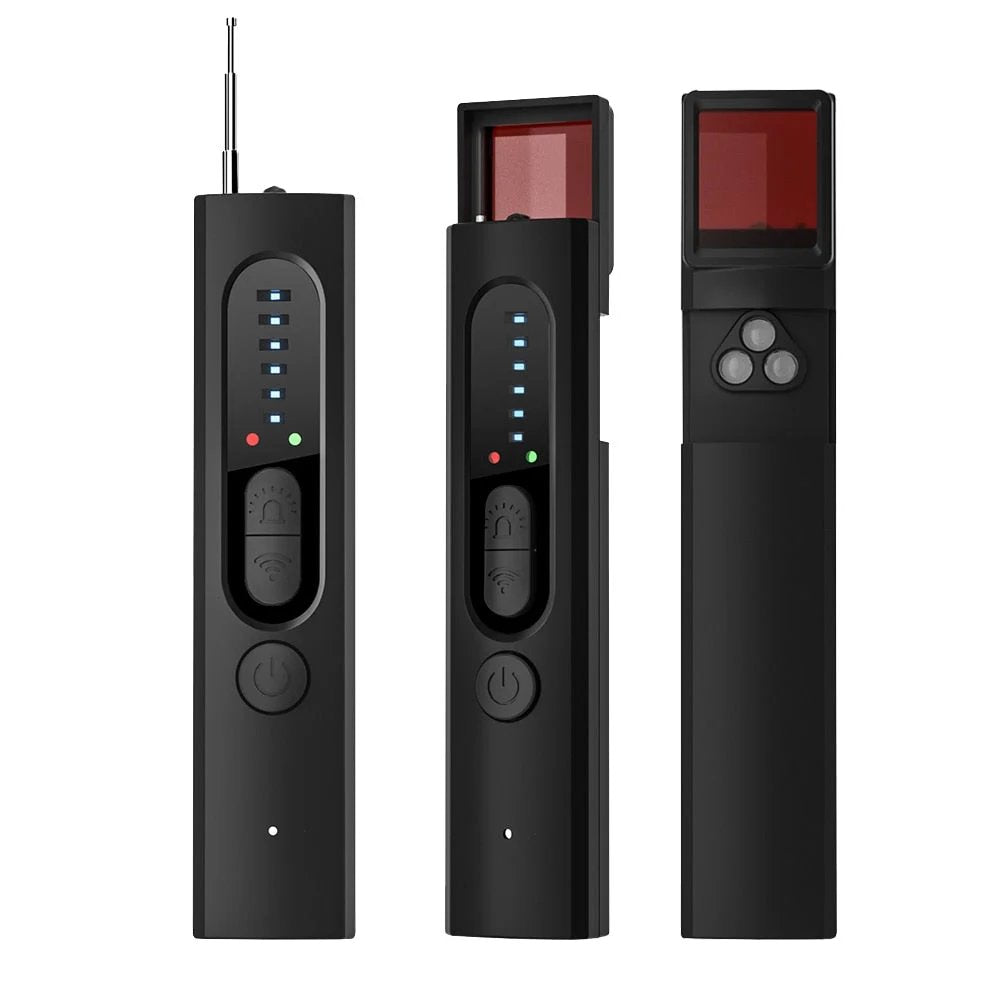 🥳 VENTE FLASH 2026 🥳 🏨 –50 % ! Détecteur anti-espion – 5 modes de détection, sensibilité réglable sur 6 niveaux. Détecte les caméras cachées, les micros et les traceurs GPS. Restez en sécurité à l'hôtel, en voiture ou en cabine d'essayage ! 🌟💪