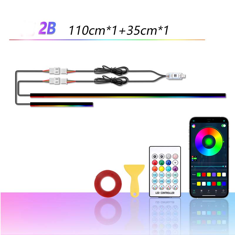 đ Soldes de printemps â 50 % de rĂ©duction ! đ„ Kit dâĂ©clairage dâambiance RGB pour voiture avec application | Bandes LED dynamiques pour joints intĂ©rieurs | Sync musicale & multi-zones
