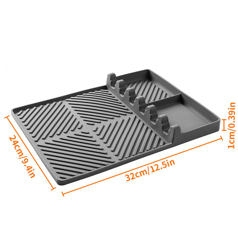 Tapis de silicone pour tablette latérale de gril