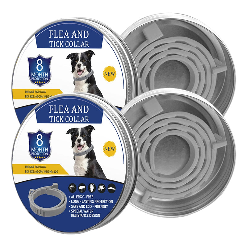 🍃50% DE RÉDUCTION ! Collier Antiparasitaire Ajustable pour Animaux – Effet Durable, Confortable à Porter 🐩🐹【Offre Limitée】