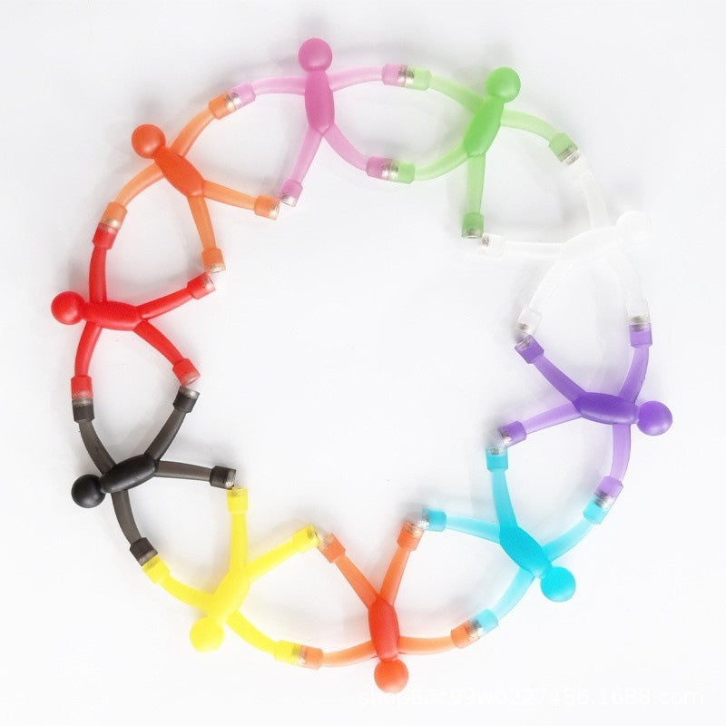 📢📢 -50 % !! ⏰🧲🧸 Figurines magnétiques articulables – tiennent vos notes, soulagent le stress et illuminent votre espace !
