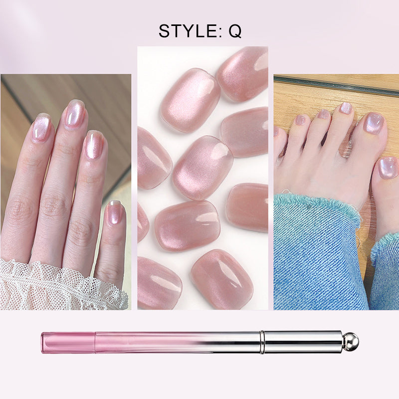✨️ Surprise – 50 % de réduction ! 💅 Un nail art sublime en un seul geste – Stylo gel œil de chat tout‑en‑un !
