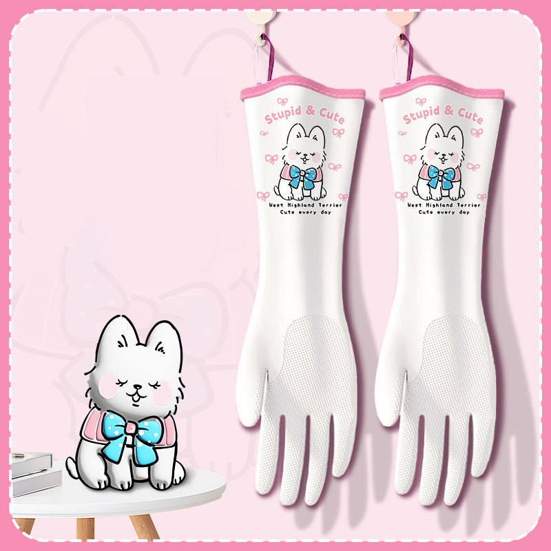 Gants de nettoyage longs, imperméables et chauds