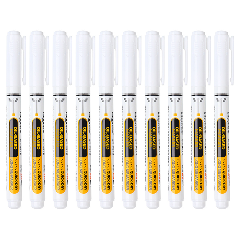 🔥‑50% PROMO FLASH✒️ Marqueur industriel pointe extra‑longue 20 mm, encre huile indélébile sans bouchon, multi‑surfaces atelier ✨🛠️