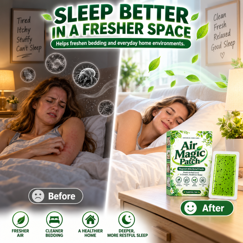 Long-lasting patch for relieving symptoms caused by mugwort mites – 1 package (6 patches)