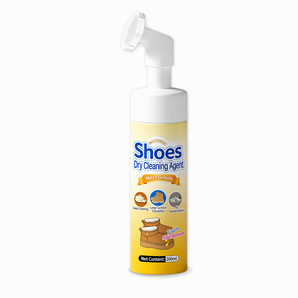 🥳 PROMOTION 2026 🥳💞 Plus de 50 000 vendus ! 👟🧼 -50 % ! Nettoyant à sec pour daim et nubuck : mousse sans eau contre les taches de graisse, brosse en silicone intégrée. Ravivez chaussures et bottes de neige ! 🛡️✅