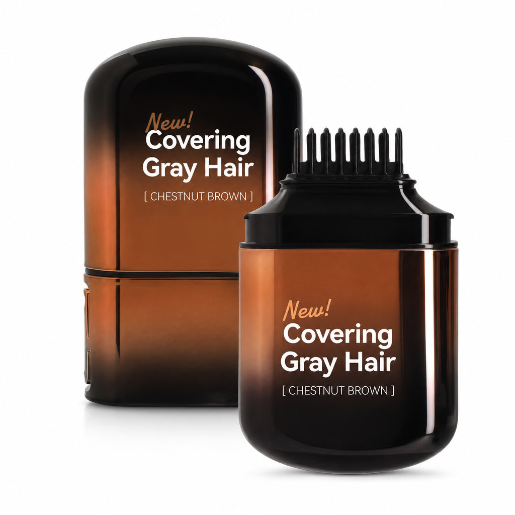 Stick de retouche temporaire pour couvrir les cheveux gris
