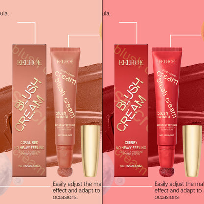 Crème Blush Shimmer Naturelle Longue Tenue