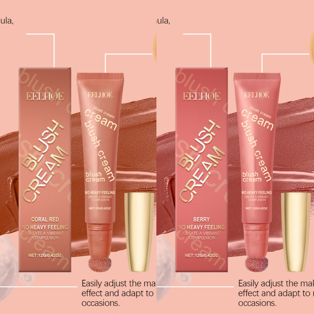 Crème Blush Shimmer Naturelle Longue Tenue