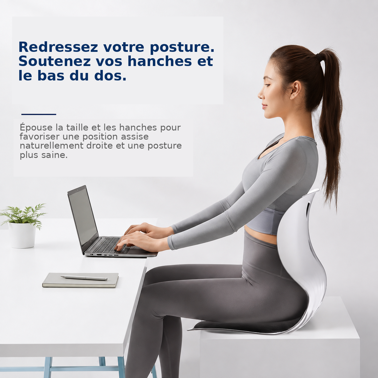 Ergonomic Lumbar Support Cushion for Office Chairs