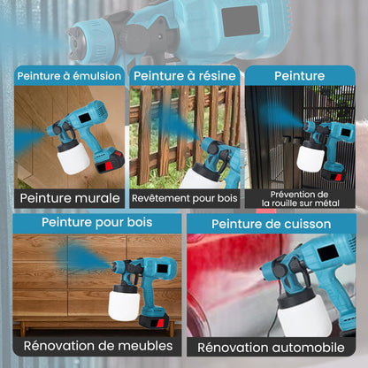 ✨✨Offre spéciale 71% de réduction 🔥 Pistolet à peinture électrique sans fil