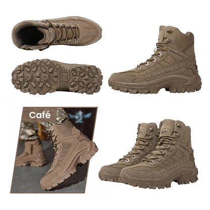 🥾50 % de réduction – Offre spéciale!🔥Bottes de sport tactiques montantes💧Imperméables & antidérapantes, durabilité améliorée