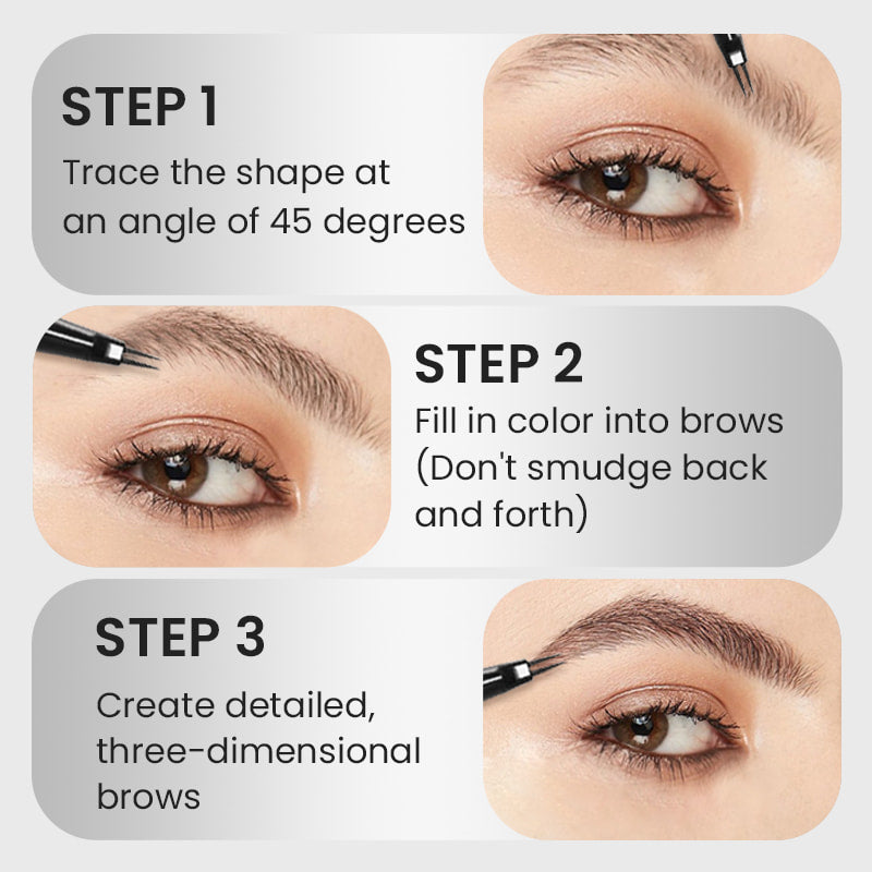 💖 Stylo sourcils waterproof naturel version améliorée 2026 – Lauréat du Red Dot Design Award