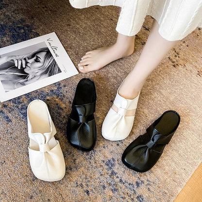 🔥Soldes d'été 52% de réduction👣Mules plates à découpes