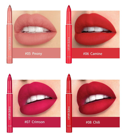 Offre limitée dans le temps ✨12 Crayons de rouge à lèvres mats rotatifs et taillables