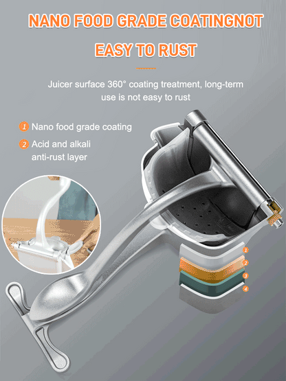 🔥Vente chaude de 50% de réduction🔥Presse-agrumes en alliage d'aluminium pour fruits frais