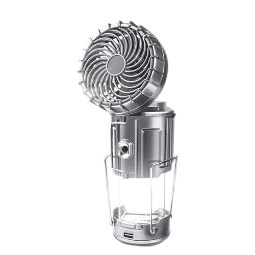 📢📢50 % DE RÉDUCTION !!⏰Ventilateur électrique portable extensible à batterie solaire au lithium + lampe de secours
