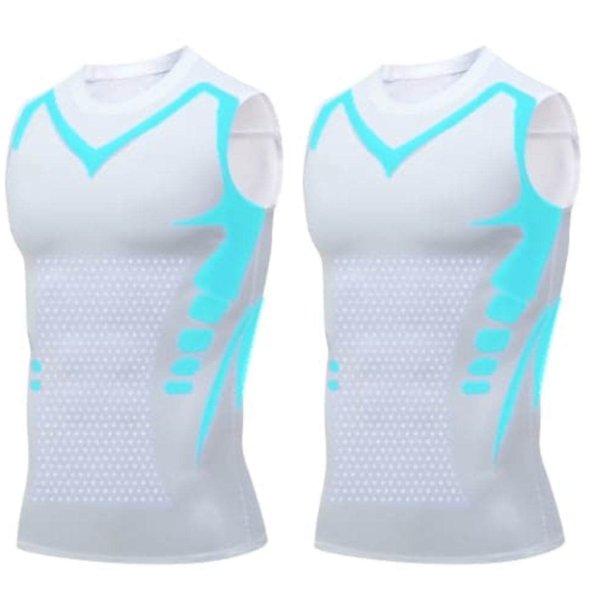 🎉 Gilet de maintien ionique – Compression et rafraîchissement – Gainage corporel et sans manches – Invisible sous les vêtements 🕶️