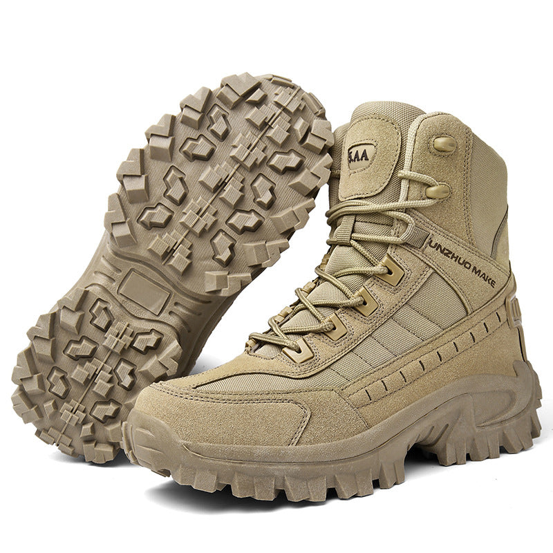 🥾50 % de réduction – Offre spéciale!🔥Bottes de sport tactiques montantes💧Imperméables & antidérapantes, durabilité améliorée