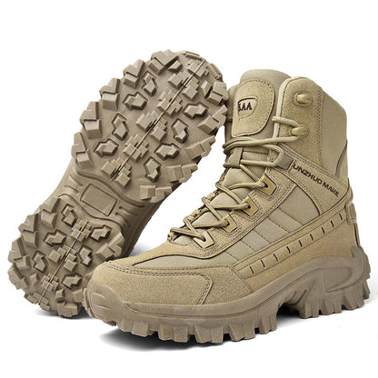 🥾50 % de réduction – Offre spéciale!🔥Bottes de sport tactiques montantes💧Imperméables & antidérapantes, durabilité améliorée