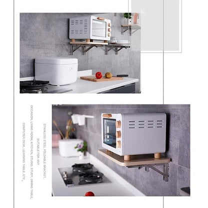 🛠️ 50% DE RÉDUCTION ! 📦 Supports d‘Étagère Pliants DIY – Installation Facile, Gain de Place & Ajustables 🔩