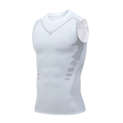 🎉 Gilet de maintien ionique – Compression et rafraîchissement – Gainage corporel et sans manches – Invisible sous les vêtements 🕶️