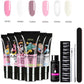 Gel d'extension cristal pour nail art (lot de 7)