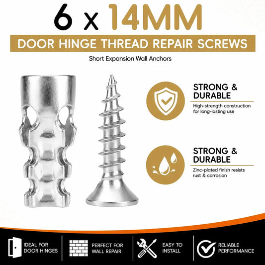 🛠️🔩 Kit de chevilles auto-foreuses pour cloisons sèches avec vis 🪨 – Accessoires de fixation murale à installation facile