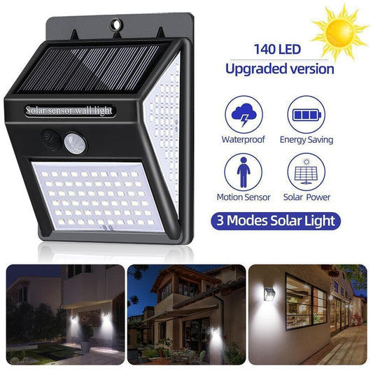 🌙 50% DE RÉDUCTION ! ✨ Applique Solaire Extérieure 100 LED – Détecteur de Mouvement, IP65, 10W Super Lumineuse 🔦