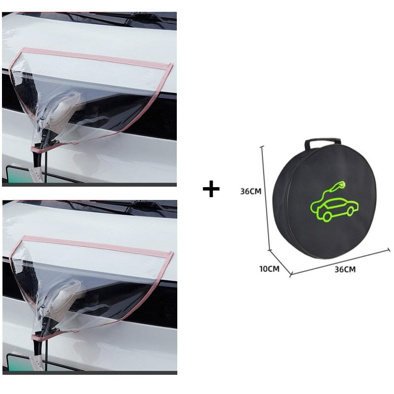 🚗⚡🔥-50% ! Cache de port de charge magnétique étanche pour véhicule électrique, protection efficace💧