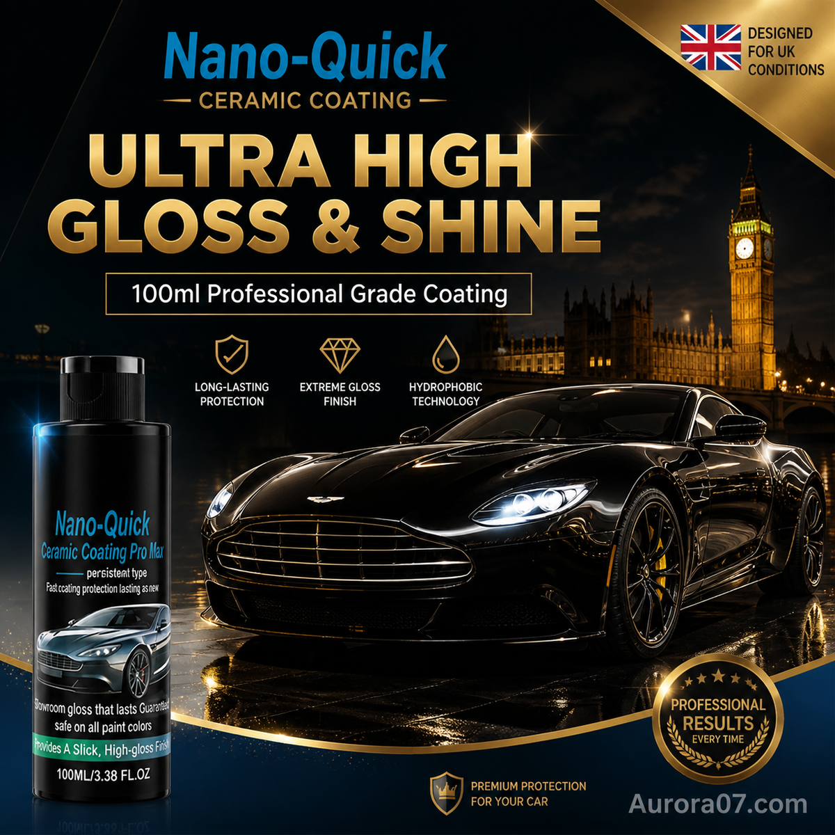 🚗 SCONTO DEL 50% A TEMPO LIMITATO! 💥 Goitali® Spray Nano Ceramico Alta Lucentezza – Idrorepellente, Lunga Durata, Applicazione Facile ✨