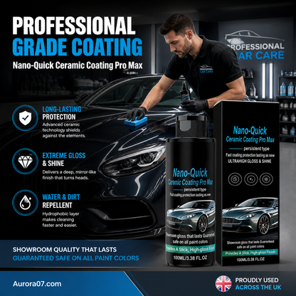 🚗 SCONTO DEL 50% A TEMPO LIMITATO! 💥 Goitali® Spray Nano Ceramico Alta Lucentezza – Idrorepellente, Lunga Durata, Applicazione Facile ✨