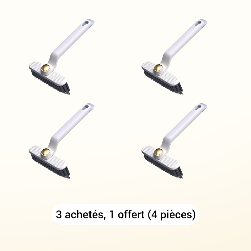 🎁VENTE DU DERNIER JOUR - 50 % DE RÉDUCTION🎁Brosse de nettoyage de crevasses rotative multifonction 3 en 1