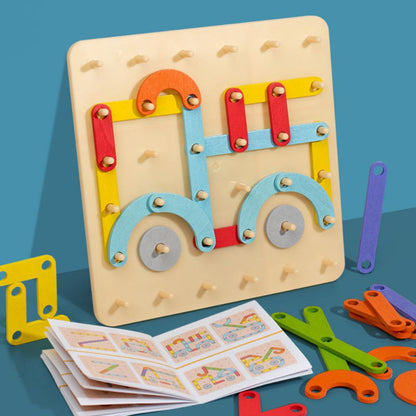 Puzzle à Encastrement Montessori 🎅 Idée Cadeau de Noël ! 🎁 Livraison Gratuite