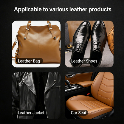 🚀Seulement 4,90 € chacun✨ Brosse multi-usage pour le soin de l'huile du cuir🪮 - Répare sans effort les rayures du cuir 🧼