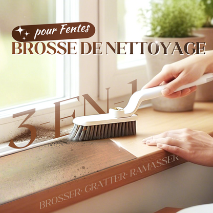 🎁VENTE DU DERNIER JOUR - 50 % DE RÉDUCTION🎁Brosse de nettoyage de crevasses rotative multifonction 3 en 1