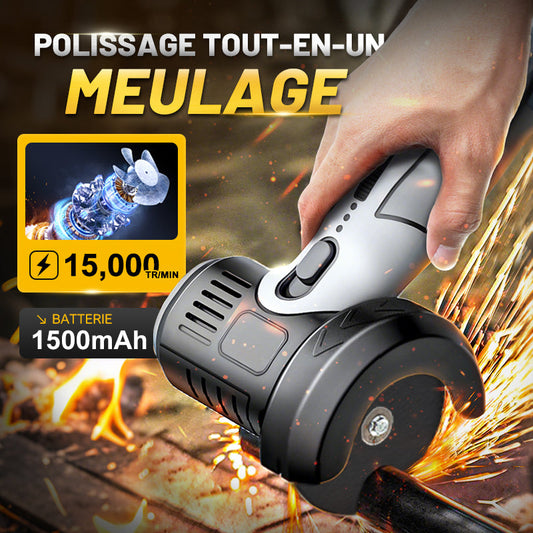 ⏳ Spécial limité en temps 🧰 12V Mini broyeur à angle avec disque de coupe