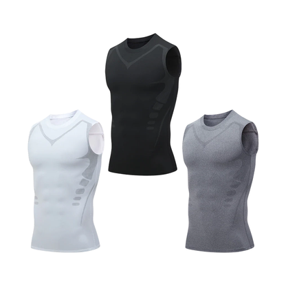 🎉 Gilet de maintien ionique – Compression et rafraîchissement – Gainage corporel et sans manches – Invisible sous les vêtements 🕶️