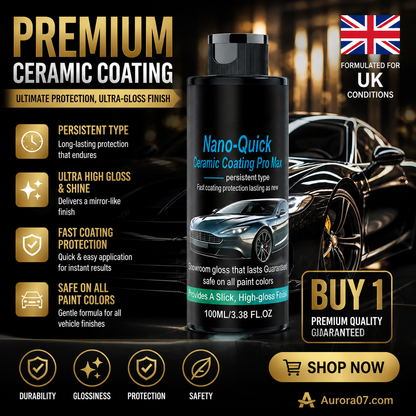 🚗 SCONTO DEL 50% A TEMPO LIMITATO! 💥 Goitali® Spray Nano Ceramico Alta Lucentezza – Idrorepellente, Lunga Durata, Applicazione Facile ✨